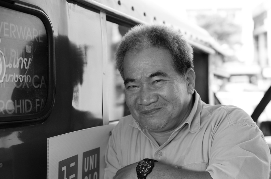 man chang mai taxidriver thailand portraitfotograf